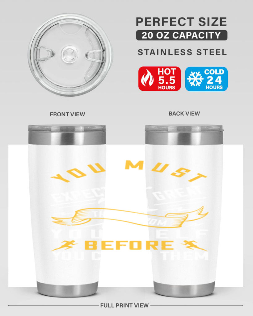 you must expect great things from yourself before you can do them 1#- running- Tumbler