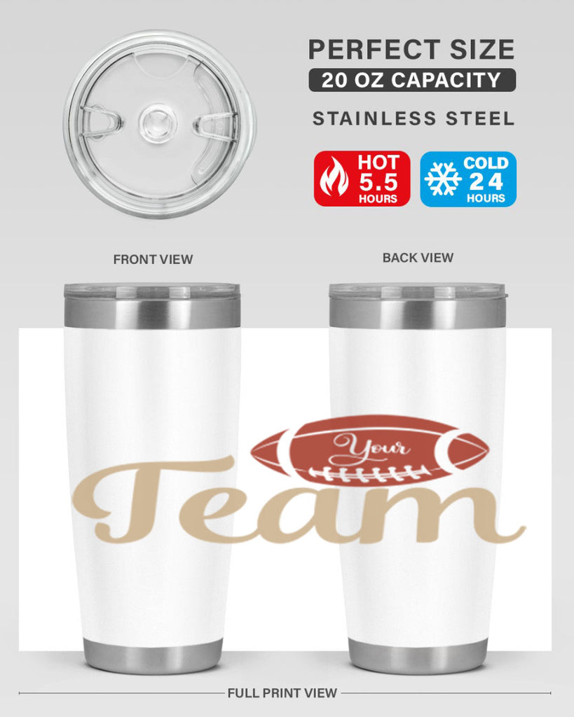 your team 2271#- softball- Tumbler