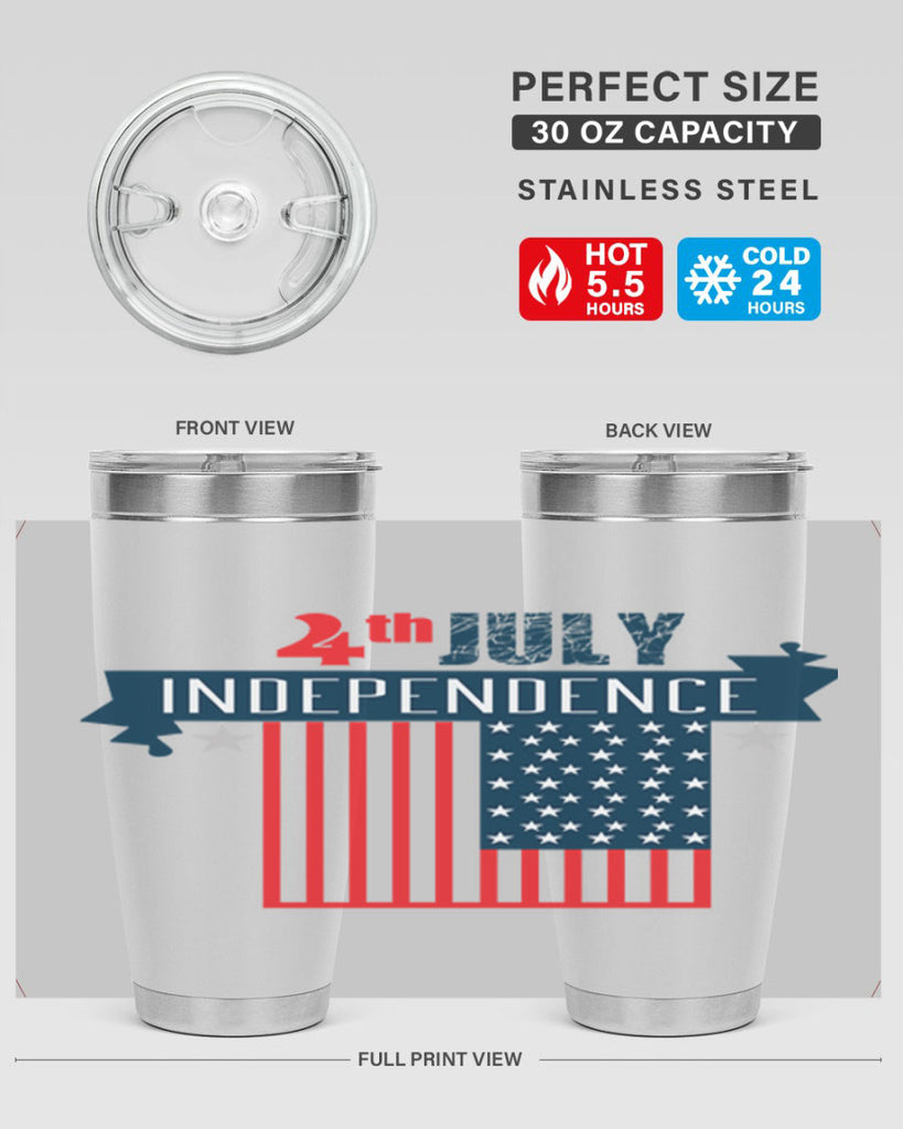 4th July Independent Style 65#- Fourt Of July- Tumbler