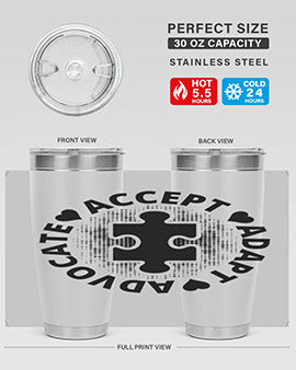 Accept Style 41#- autism- Tumbler