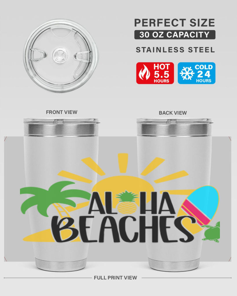 Aloha Beaches Style 55#- summer- Tumbler