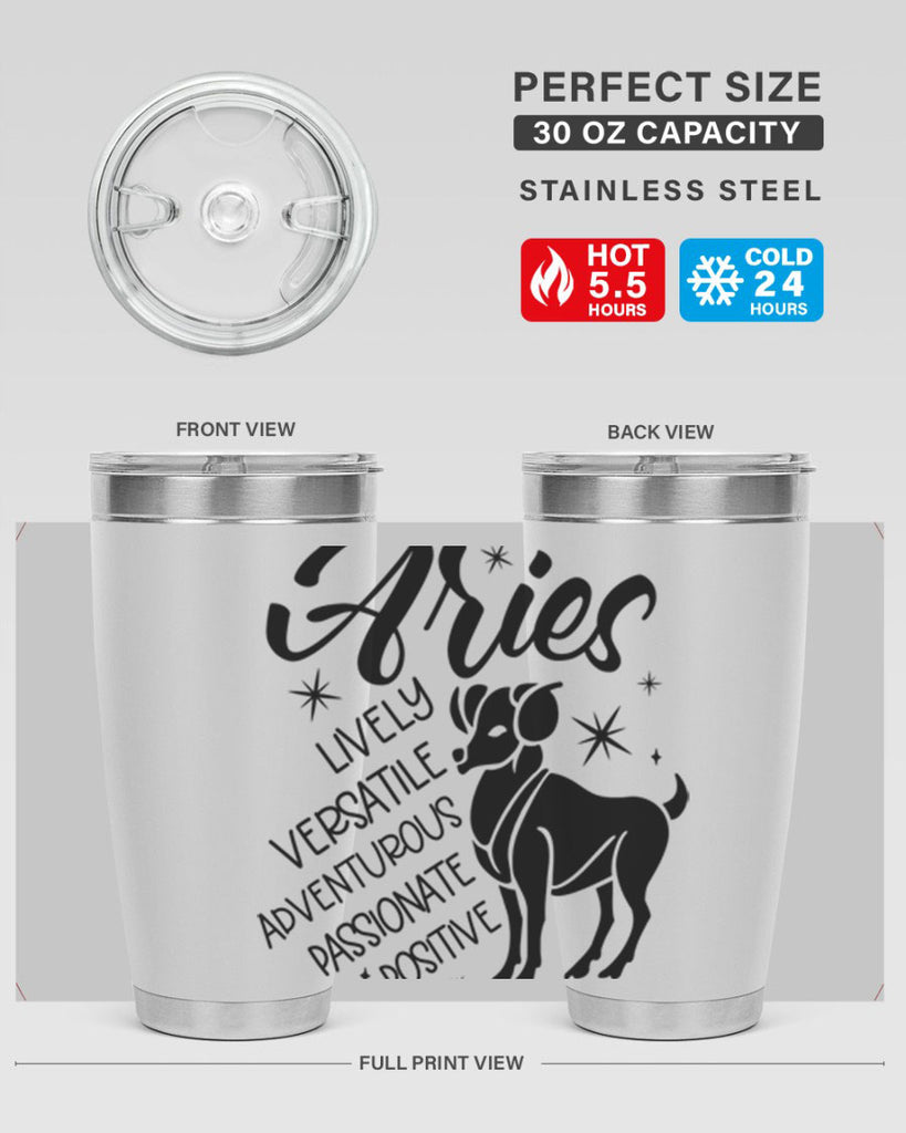 Aries 100#- zodiac- Tumbler