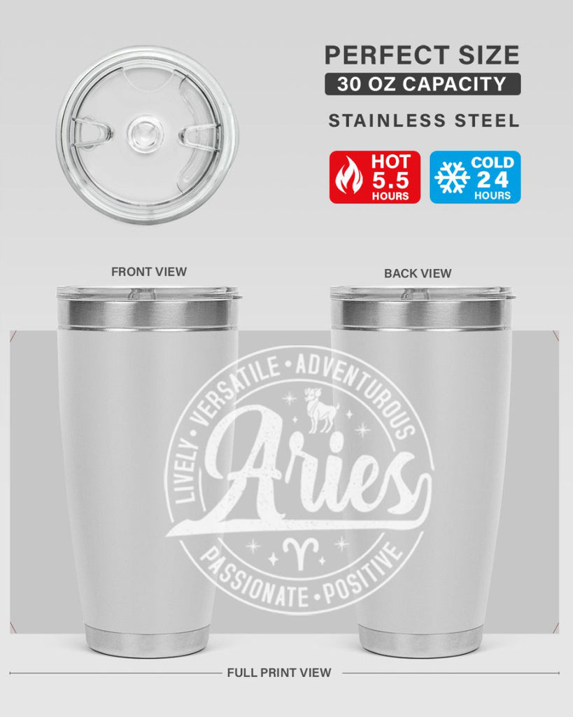 Aries 103#- zodiac- Tumbler