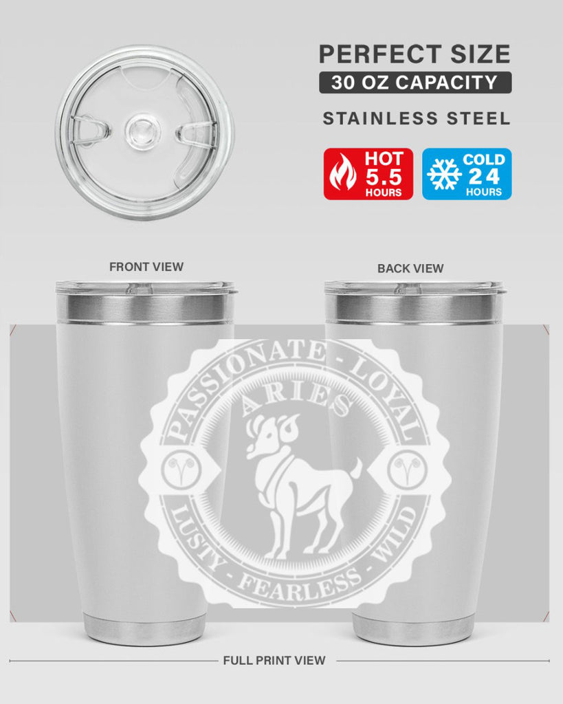 Aries 4#- zodiac- Tumbler