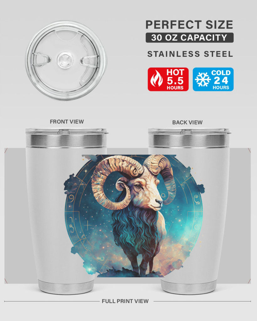 Aries 92#- zodiac- Tumbler