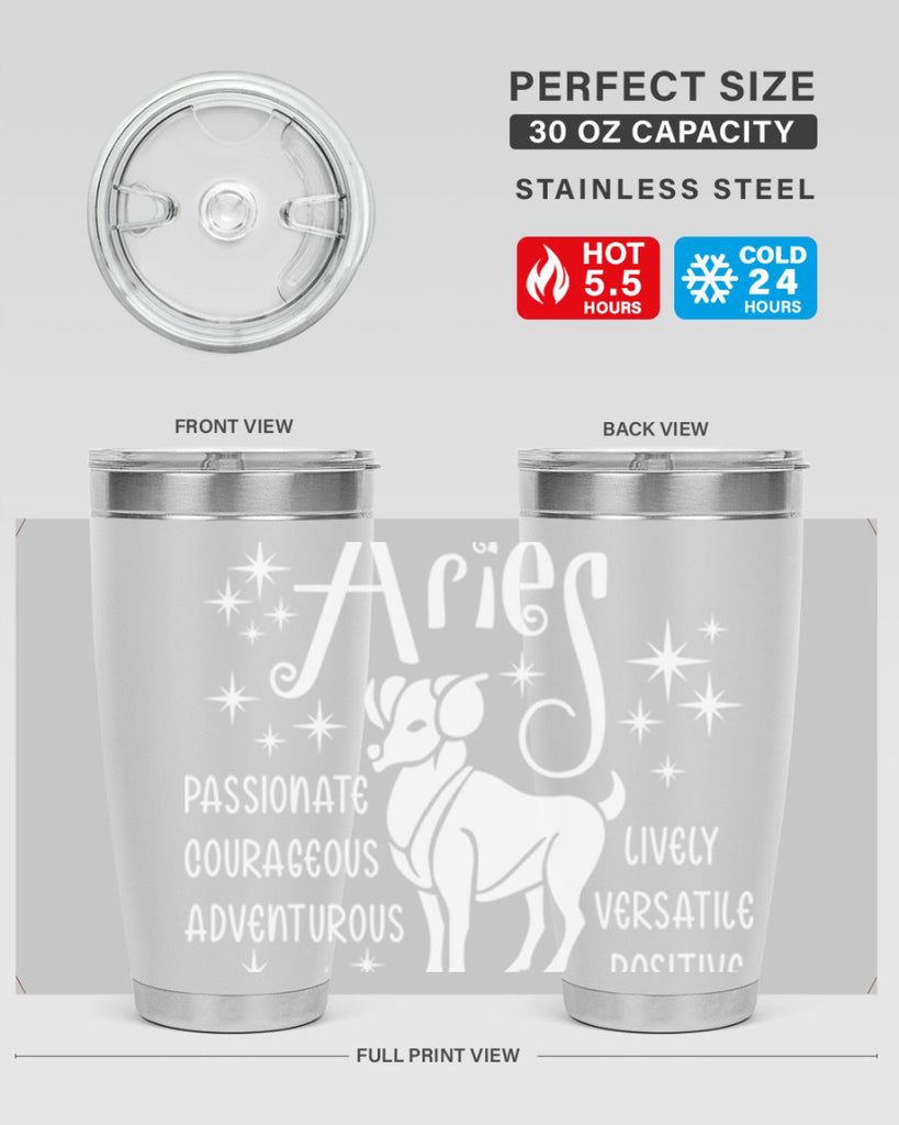 Aries 99#- zodiac- Tumbler