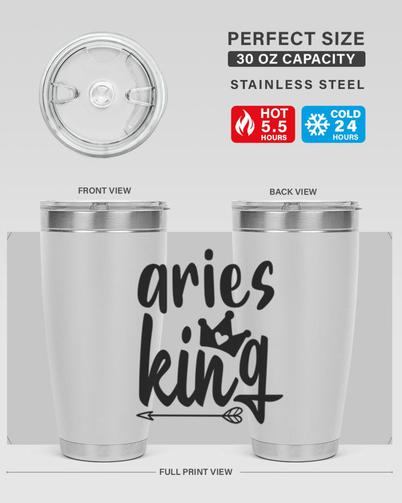 Aries king 108#- zodiac- Tumbler