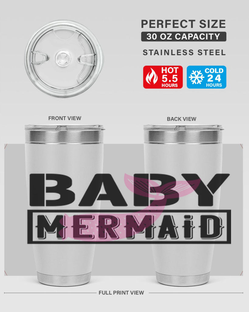 Baby mermaid 29#- mermaid- Tumbler