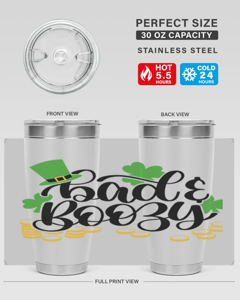 Bad Boozy Style 106#- St Patricks Day- Tumbler