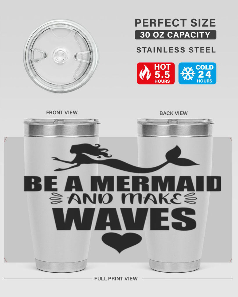 Be a Mermaid and make 53#- mermaid- Tumbler