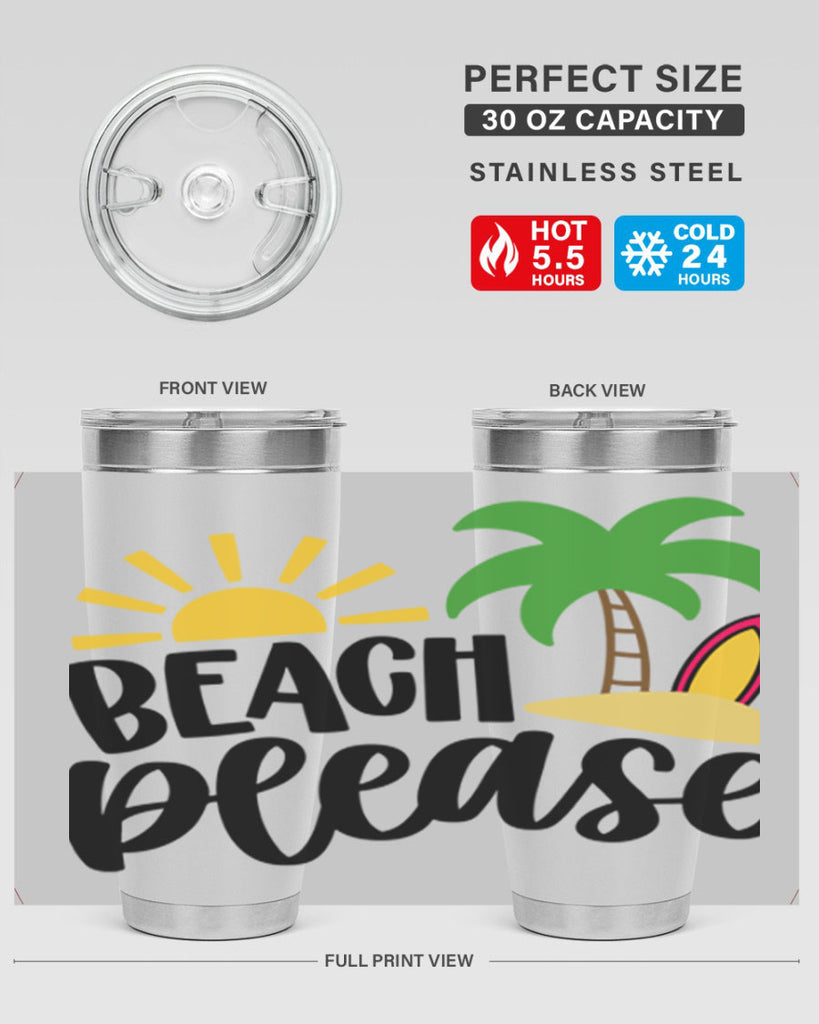 Beach Please Style 51#- summer- Tumbler