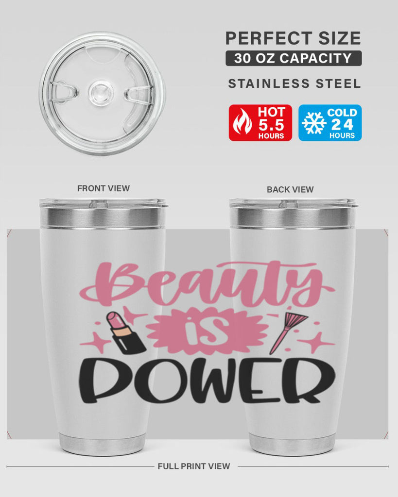 Beauty Is Power Style 135#- make up- Tumbler