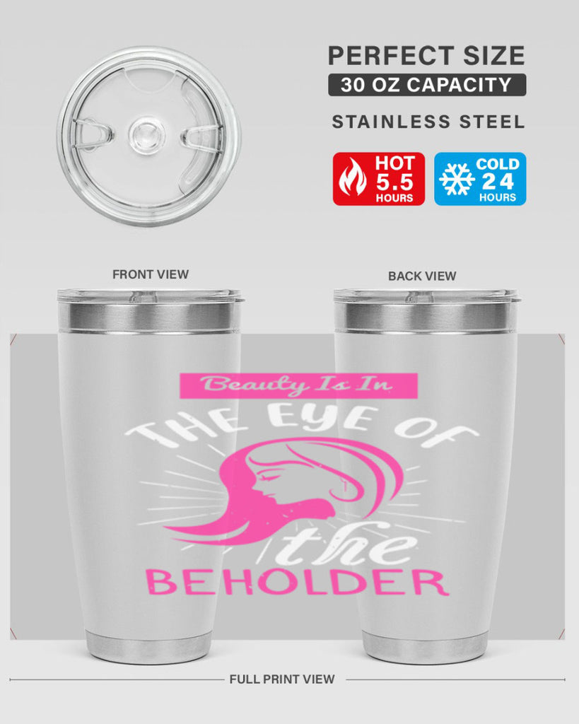 Beauty is in the eye of the beholder Style 169#- make up- Tumbler