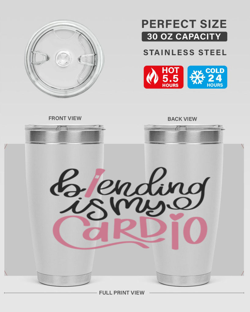 Blending is my Cardio Style 130#- make up- Tumbler