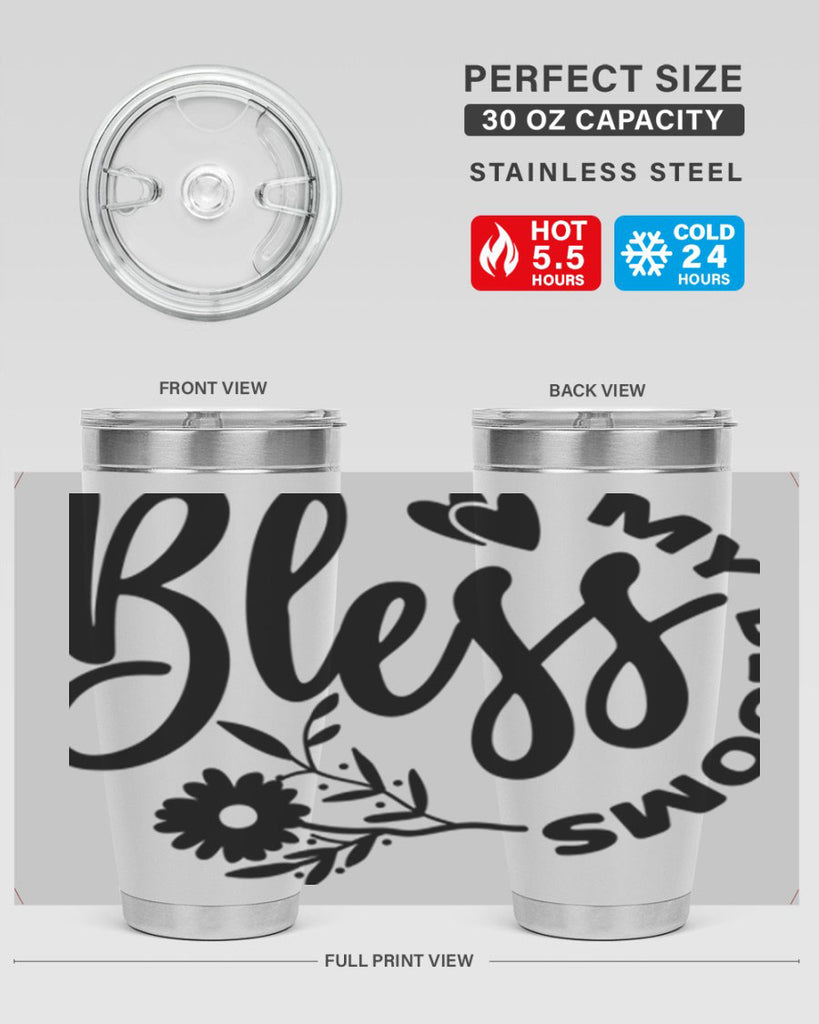 Bless My Blooms47#- spring- Tumbler