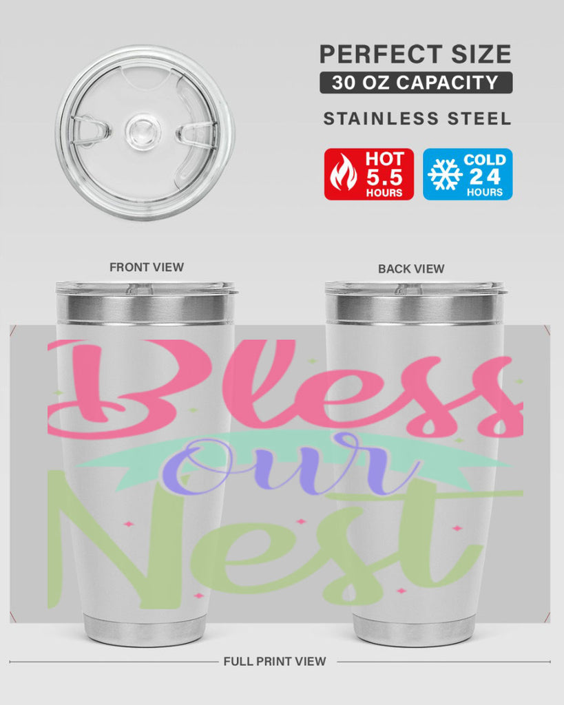 Bless our nest 49#- spring- Tumbler