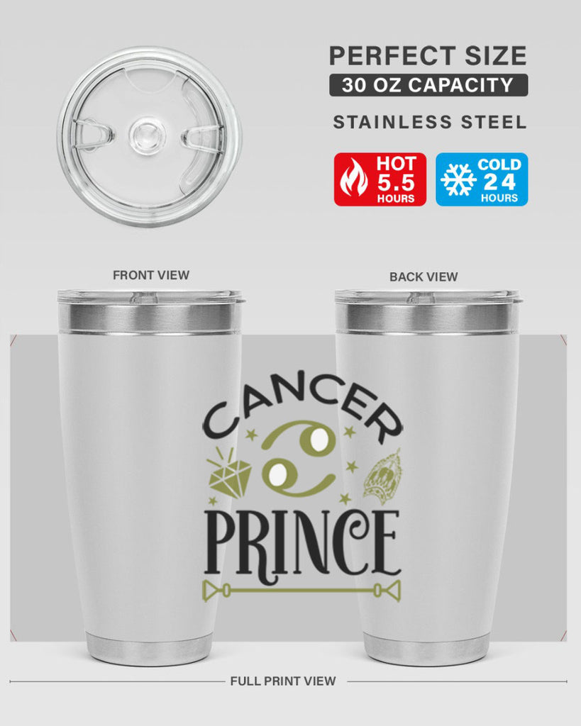 Cancer prince 159#- zodiac- Tumbler