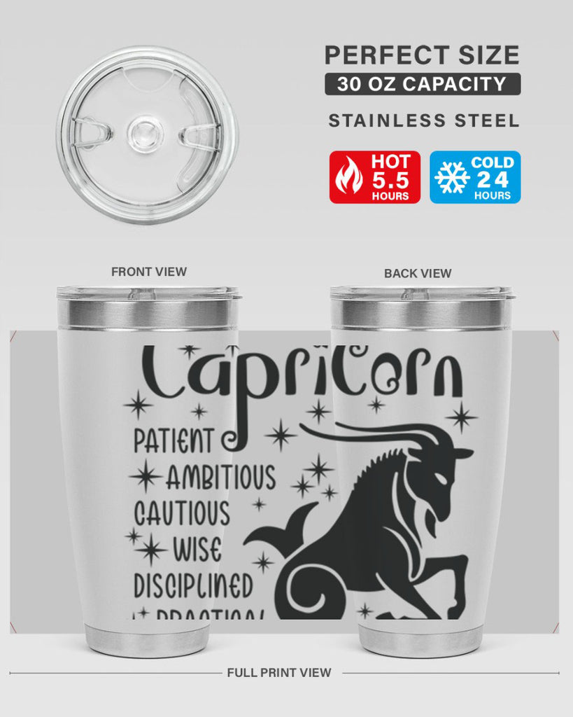 Capricorn 182#- zodiac- Tumbler