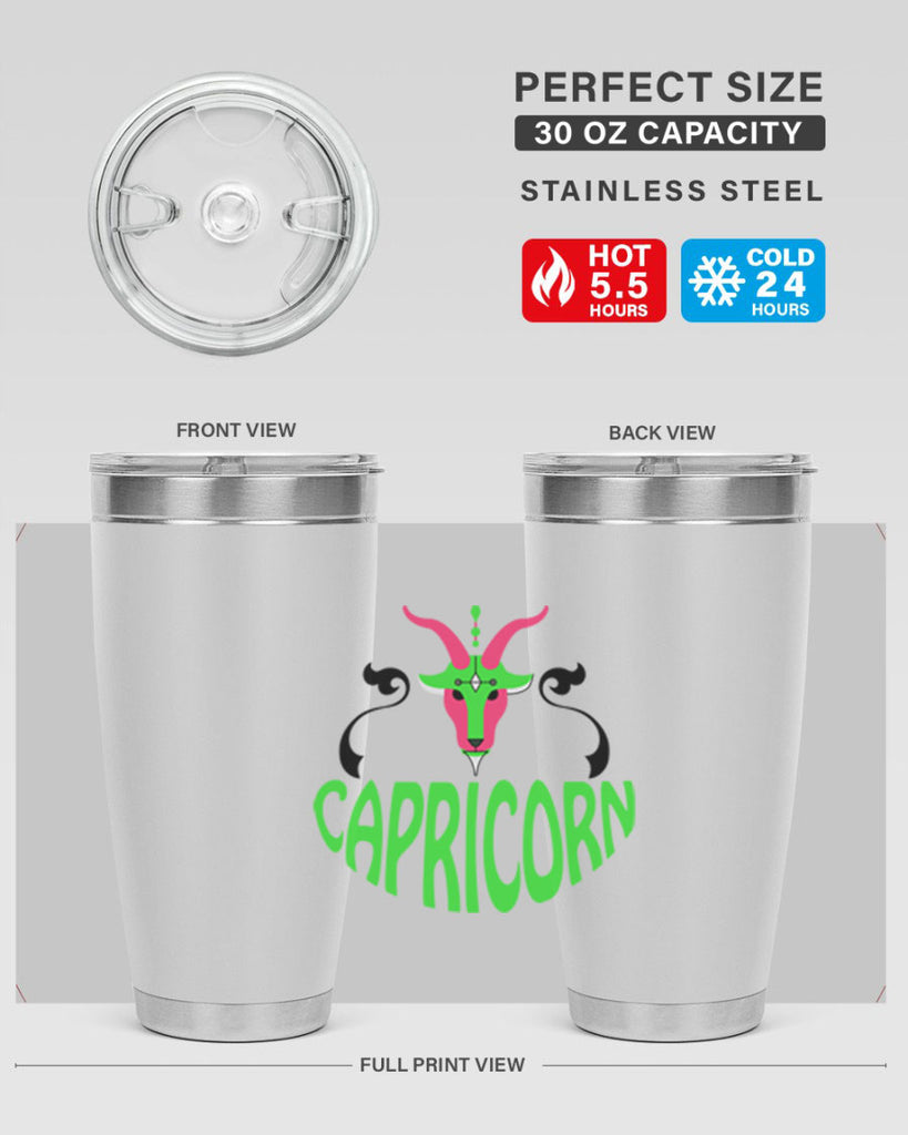 Capricorn 189#- zodiac- Tumbler