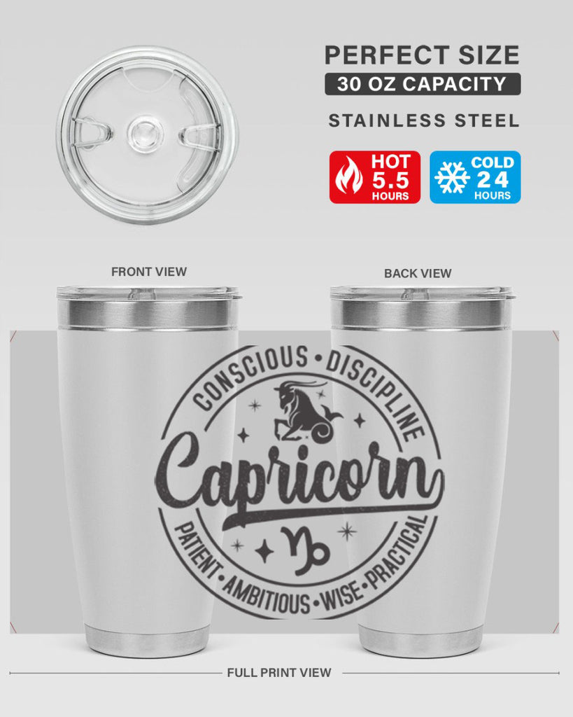 Capricorn 190#- zodiac- Tumbler