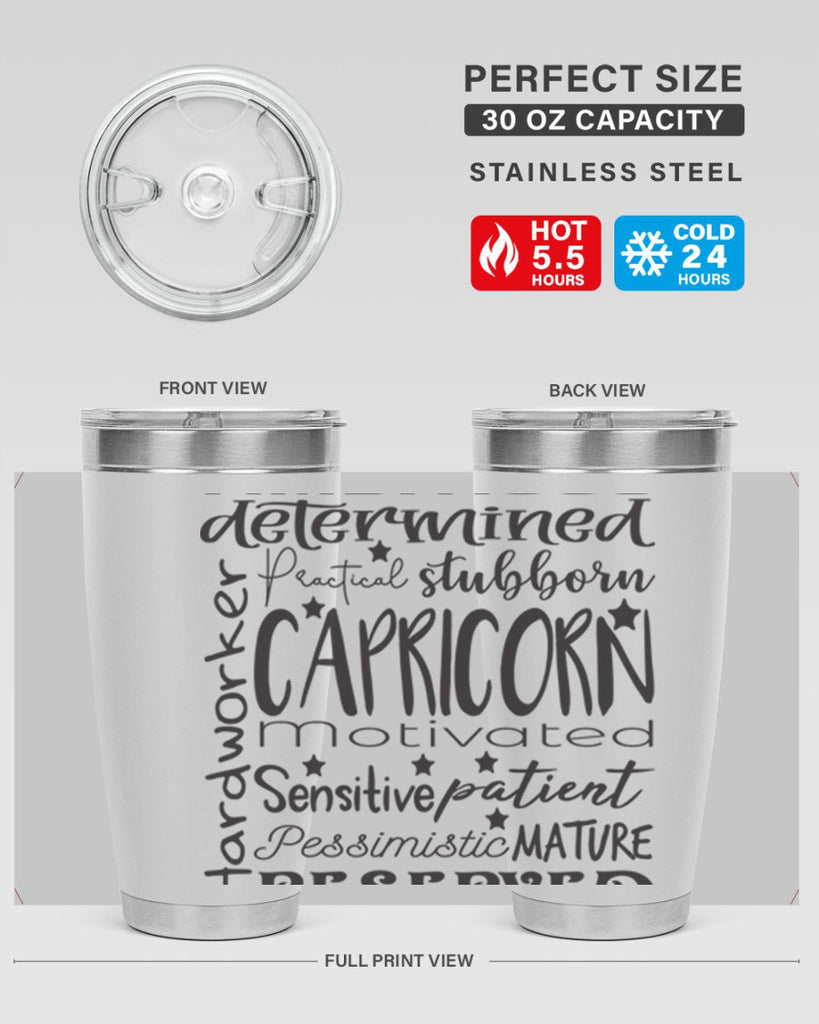 Capricorn 566#- zodiac- Tumbler