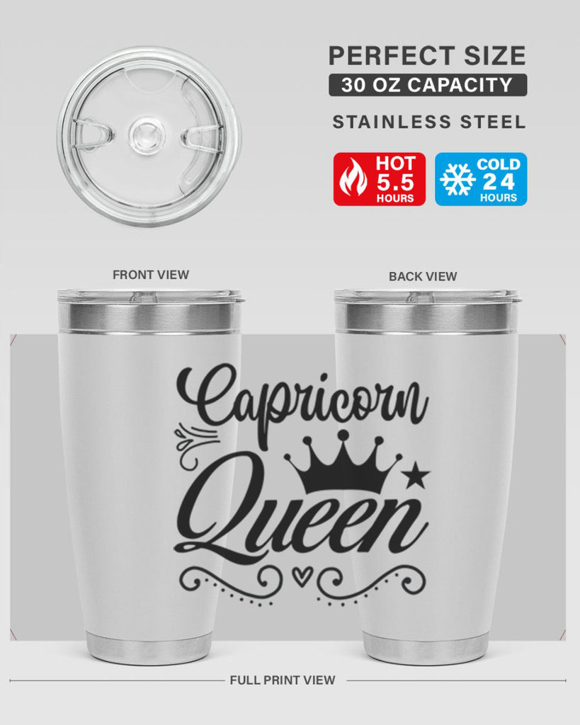 Capricorn queen 196#- zodiac- Tumbler