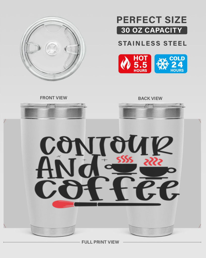 Contour And Coffee Style 242#- make up- Tumbler