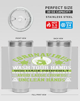 Coronavirus Wash Your Hands Use Style 1#- corona virus- Tumbler