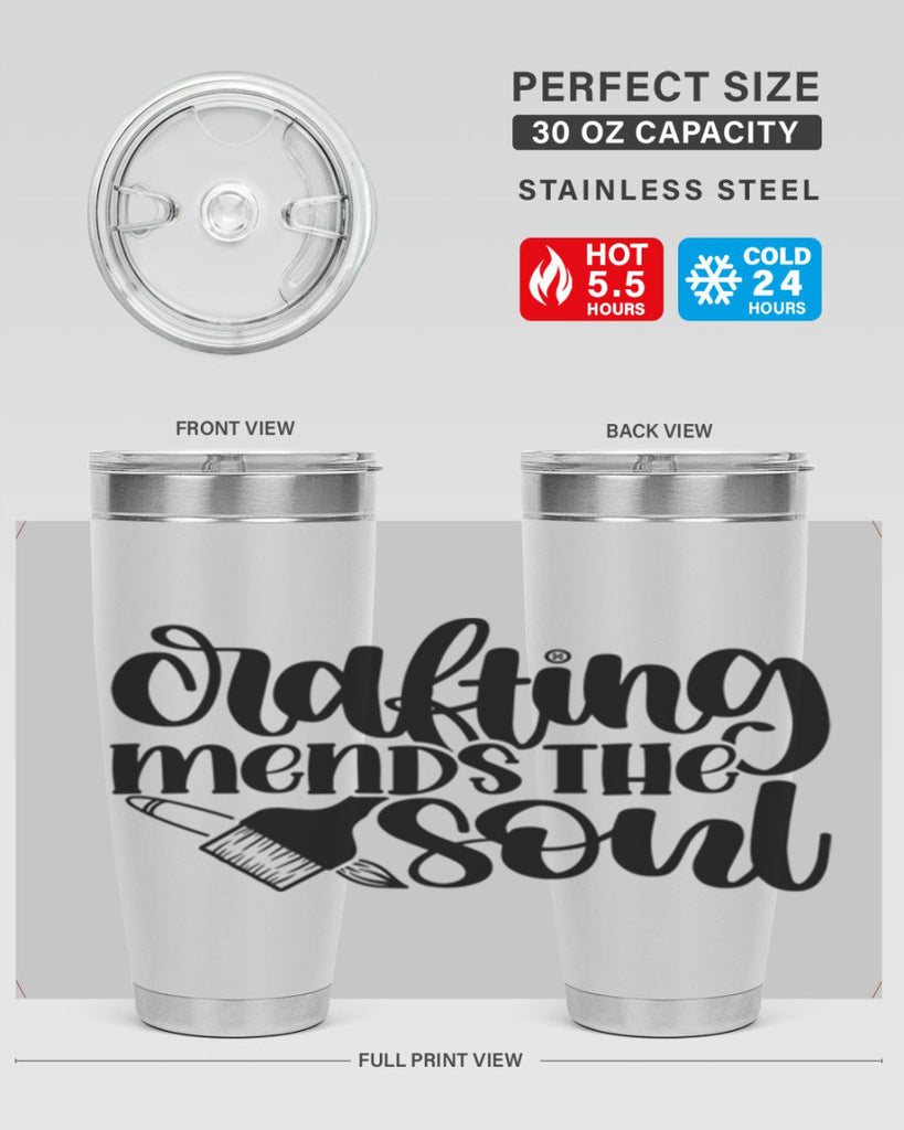 Crafting Mends The Soul 32#- crafting- Tumbler