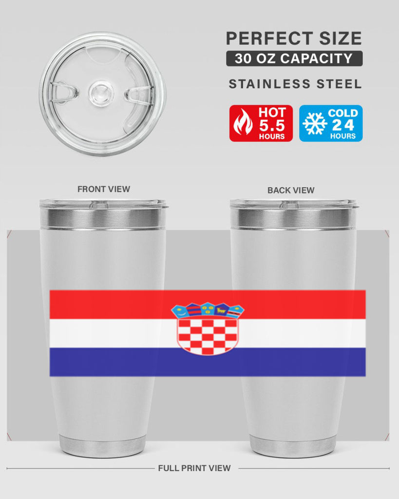 Croatia 155#- world flags- Tumbler