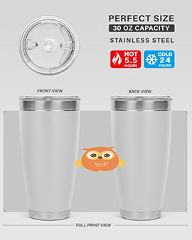 Cute Owl A TurtleRabbit 2#- owl- Tumblers
