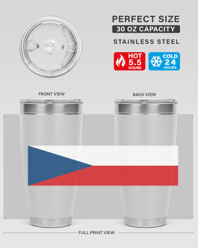 Czechia 152#- world flags- Tumbler