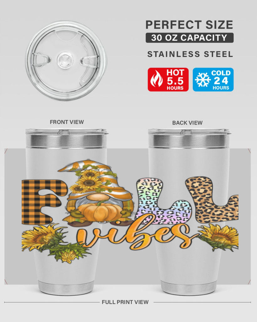 FallVibesFallGnome 164#- fall- Tumbler