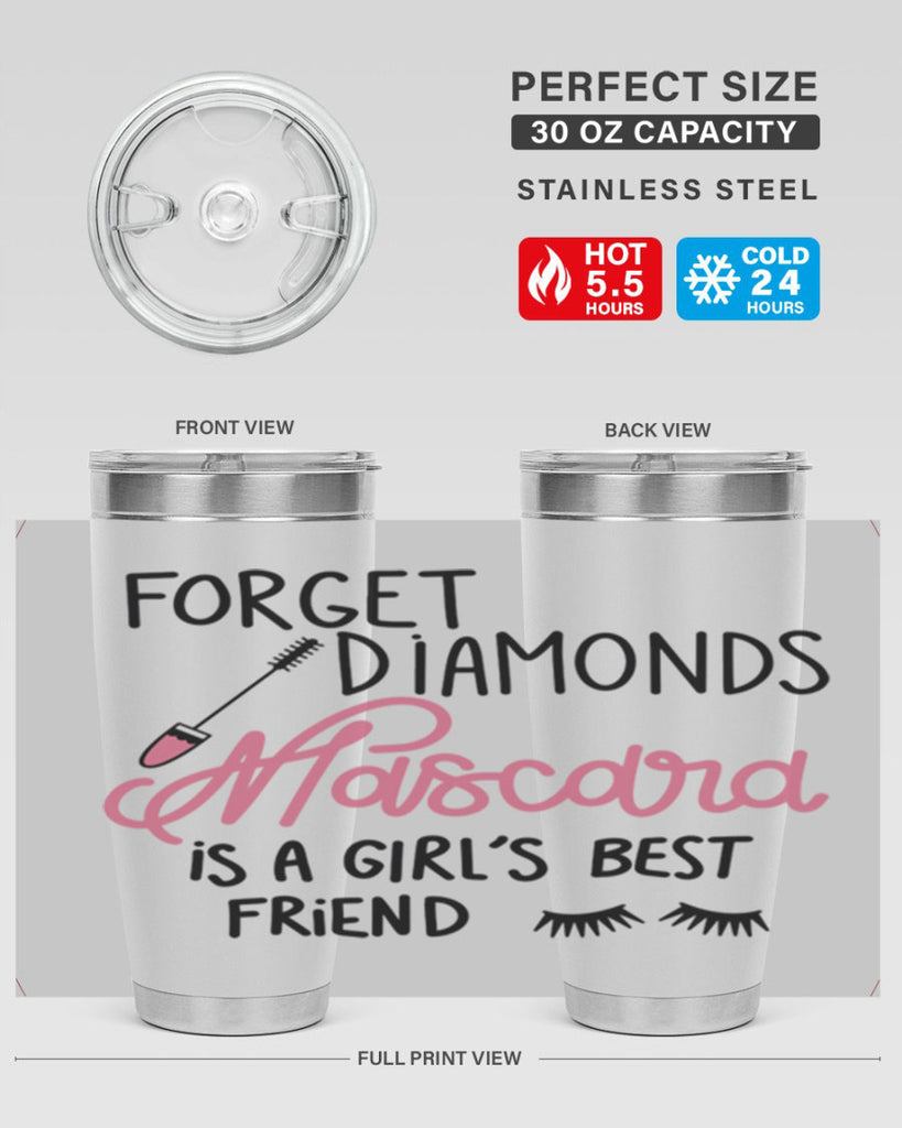 Forget Diamonds Mascara is a Girls Best Friend Style 100#- make up- Tumbler