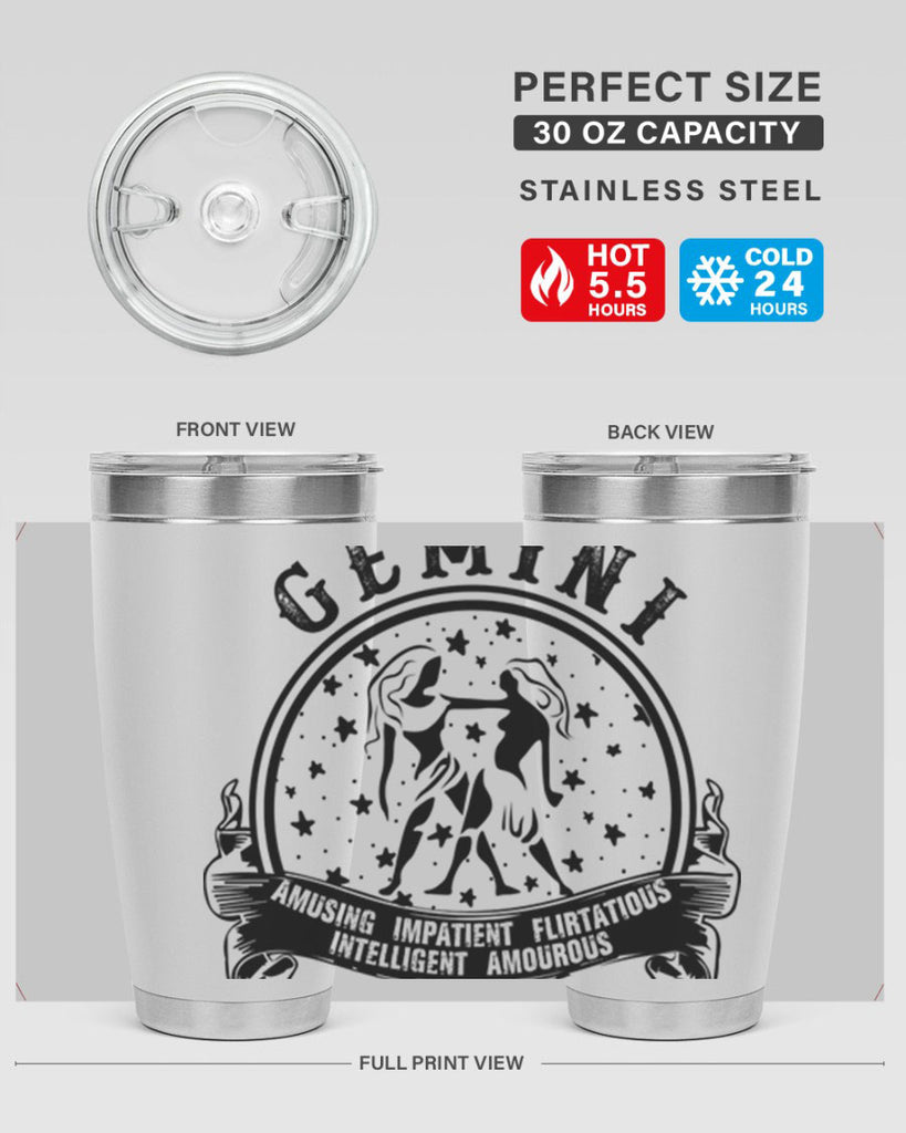 Gemini 9#- zodiac- Tumbler