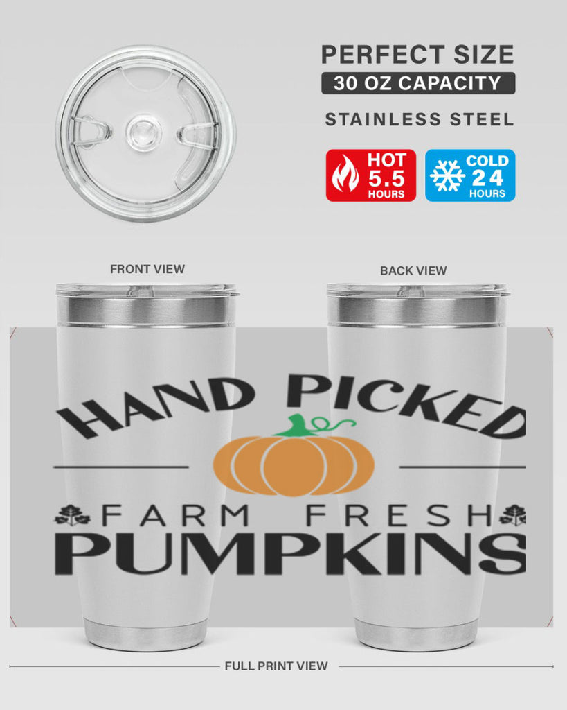 Hand Picked Farm Fresh Pumpkins 215#- fall- Tumbler