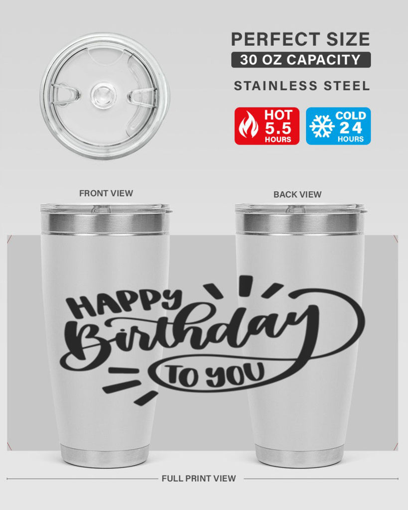 Happy Birthday To You Style 4#- birthday- tumbler