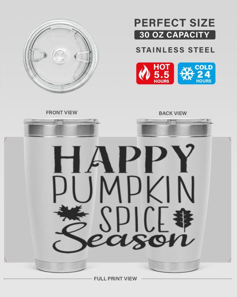 Happy Pumpkin Spice Sason 241#- fall- Tumbler