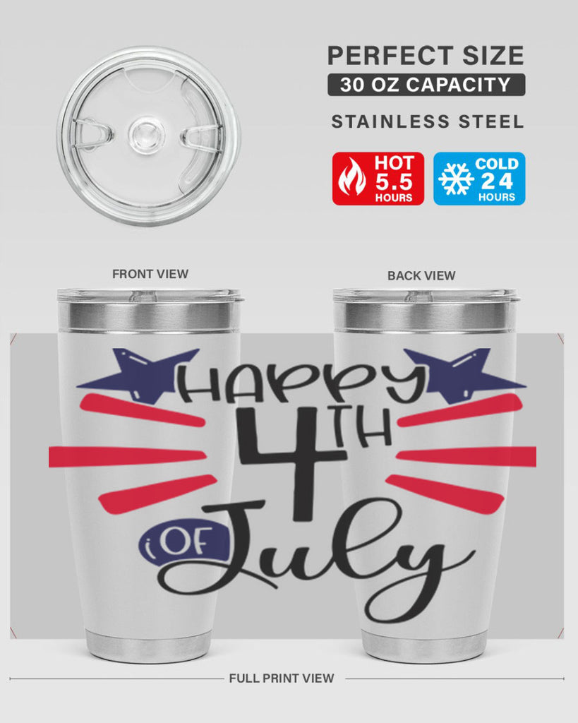Happy th Of July Style 155#- Fourt Of July- Tumbler