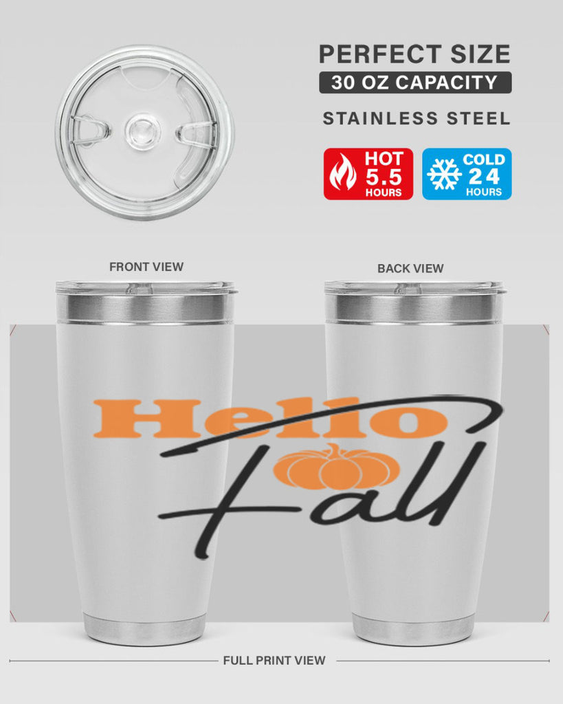 Hello Fall 279#- fall- Tumbler