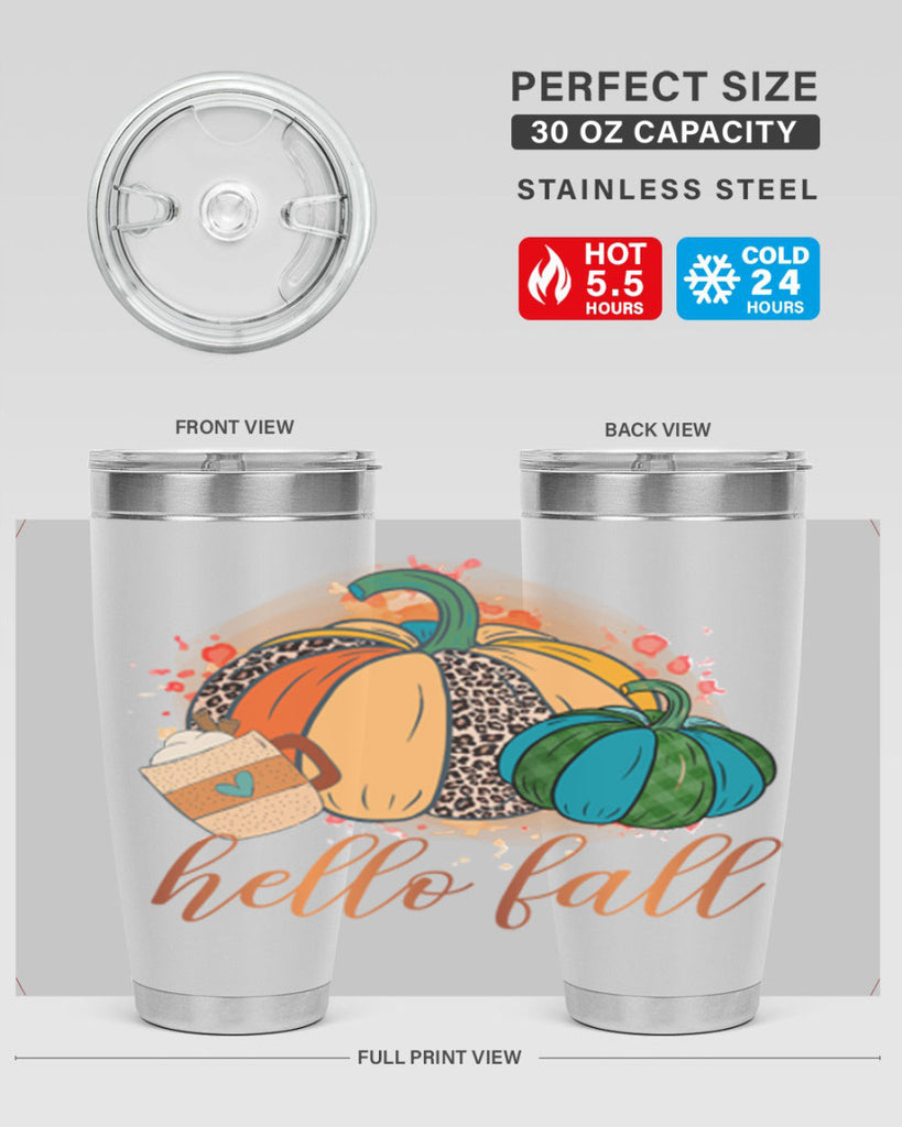 Hello Fall 282#- fall- Tumbler