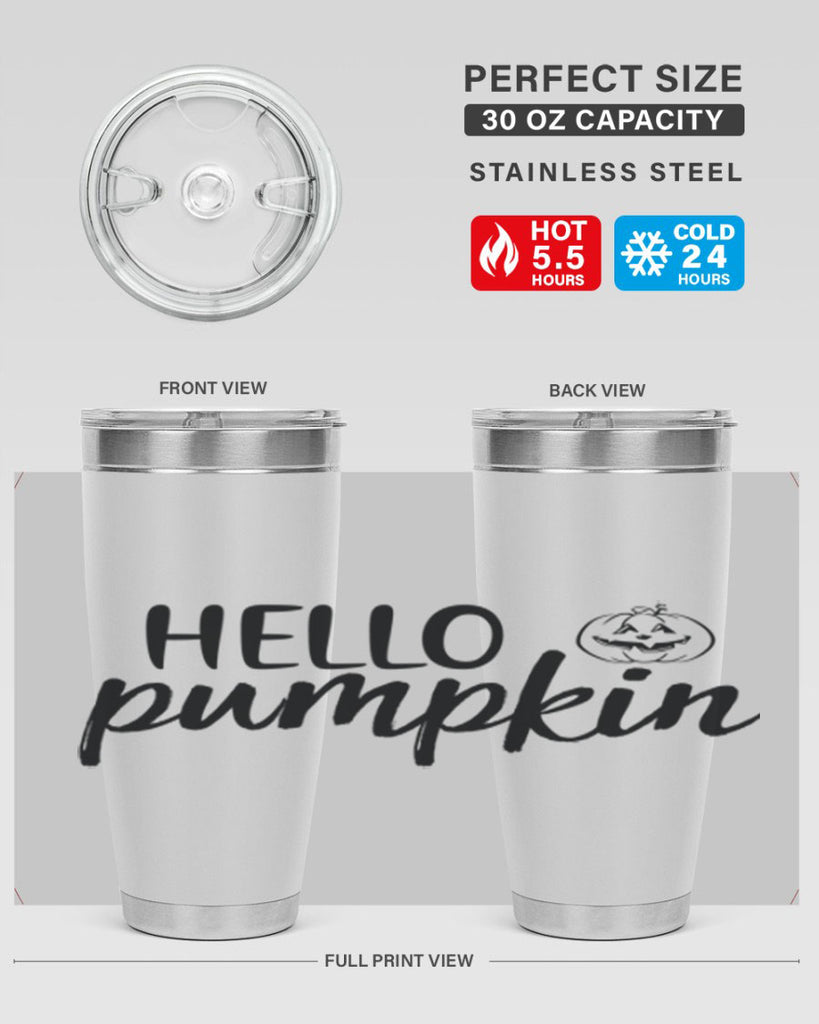 Hello Pumpkin 286#- fall- Tumbler