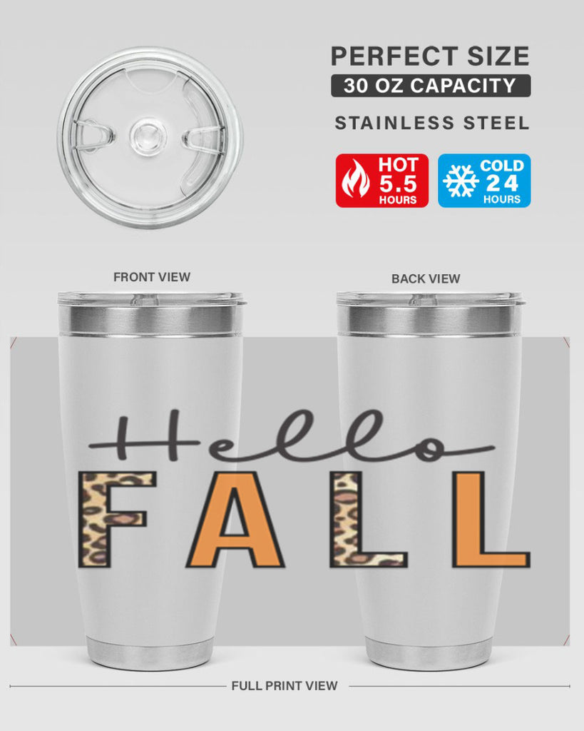 Hello fall 276#- fall- Tumbler