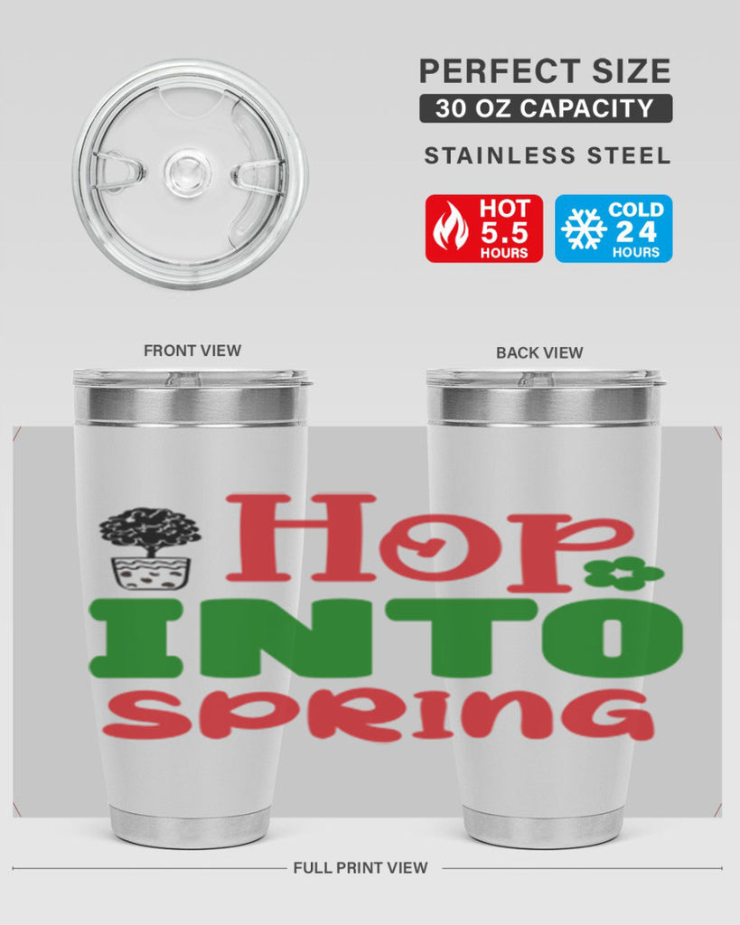 Hop into Spring 251#- spring- Tumbler
