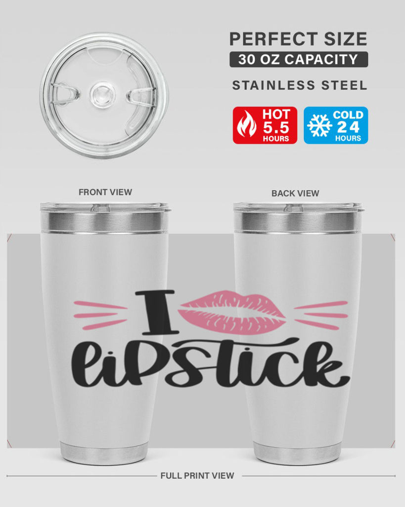 I Love Lipstick Style 86#- make up- Tumbler