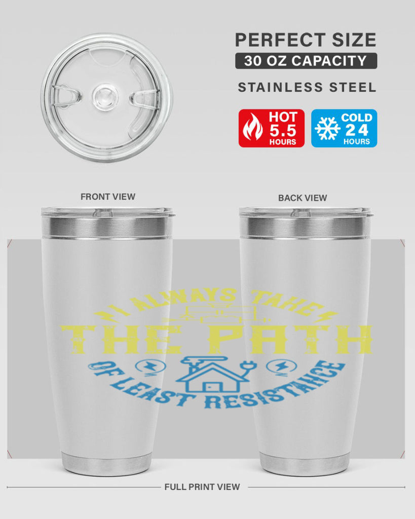 I always take the path of lest resistance Style 39#- electrician- tumbler