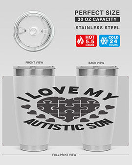 I love my Style 46#- autism- Tumbler