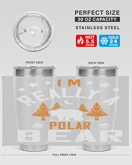 I'm really a polar bear 17#- Bears- Tumbler