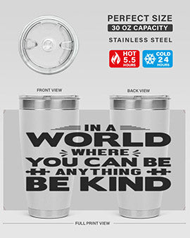 In a world Style 48#- autism- Tumbler