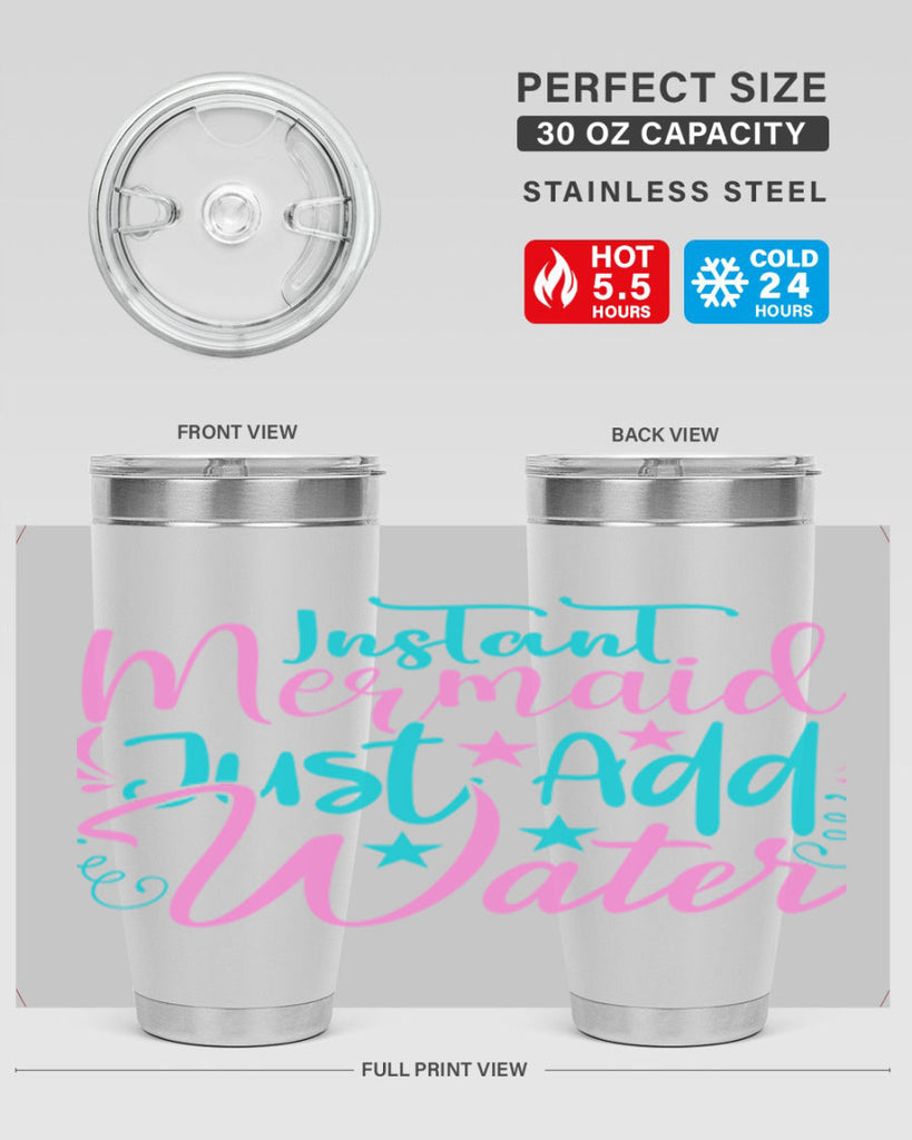 Instant Mermaid Just Add Water 271#- mermaid- Tumbler